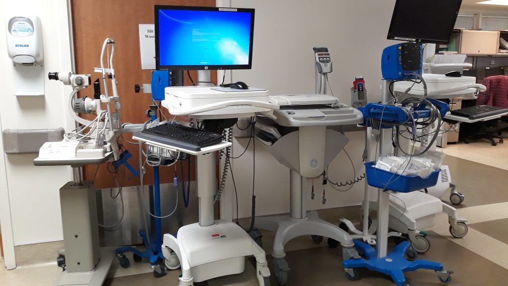 Photo showing various health care equipment 
