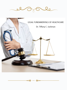 Legal Fundamentals of Healthcare Law book cover