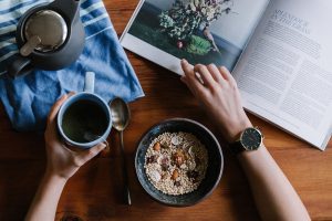 Tea and granola